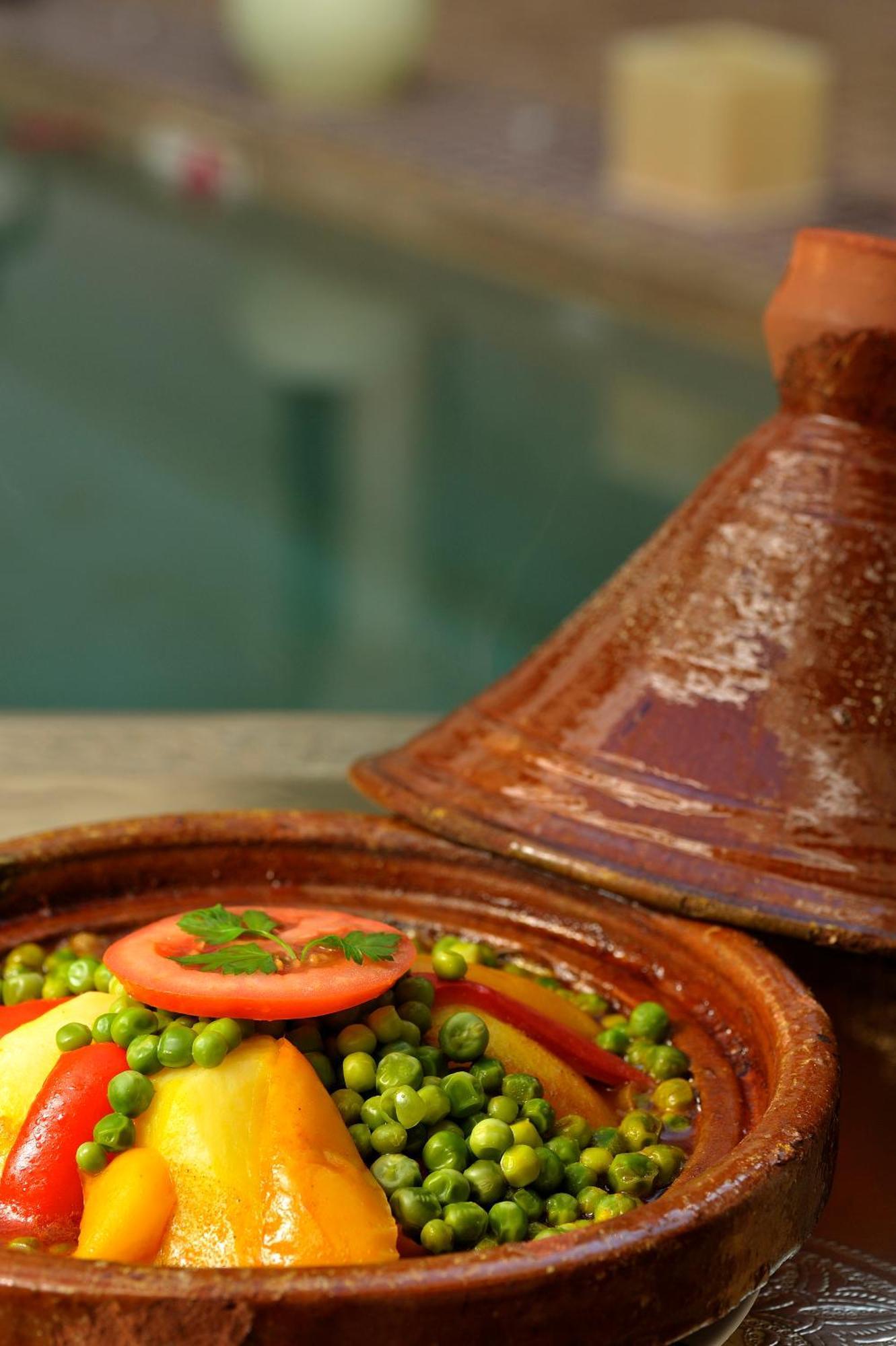 Riad Le Jardin D'Abdou Marraquexe Exterior foto A tagine
